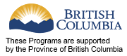 Programs supported by the Province of British Columbia